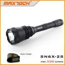 Maxtoch 2S Long Range Hunt lampe de poche, Version améliorée de SN6X-2S, One-Twist Strobe, Application de la loi, Police Flashlight